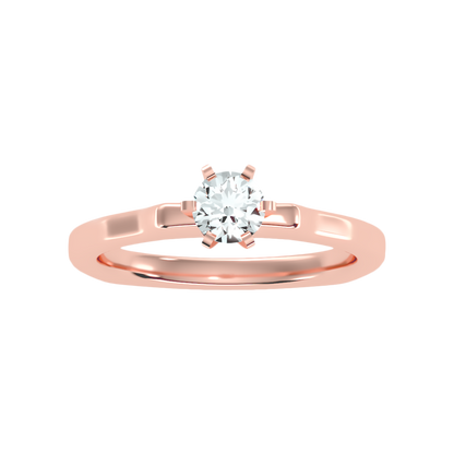 Lissome Solitaire Ring - Eight
