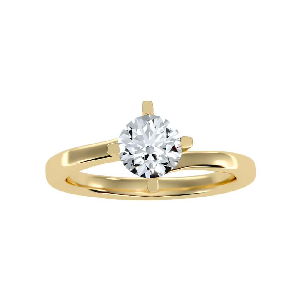 Lithe Solitaire Ring - Ten