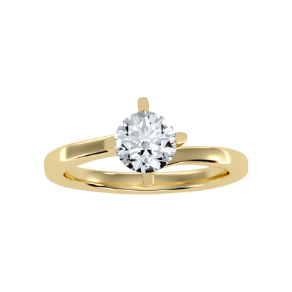 Lithe Solitaire Ring - Ten