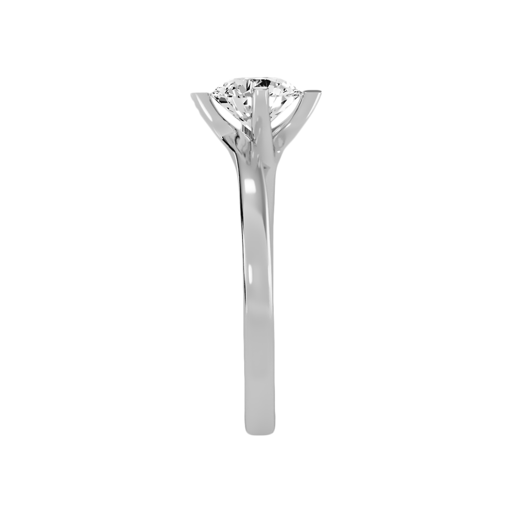 Lithe Solitaire Ring - Four