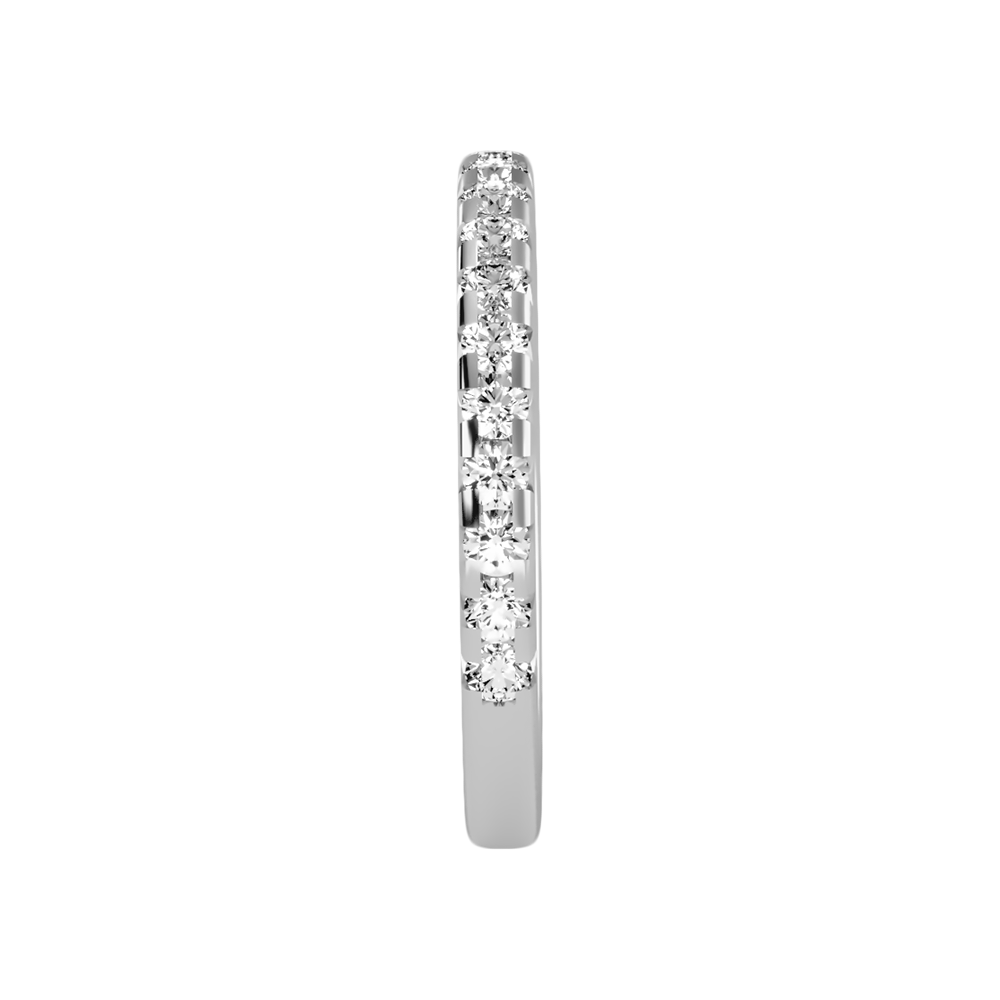 Lively Half Eternity Wedding Band - Eight
