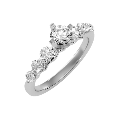 Lofty Solitaire Ring - Five