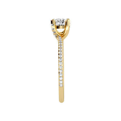 Lordly Solitaire Ring In 925 Sterling Silver - Eleven