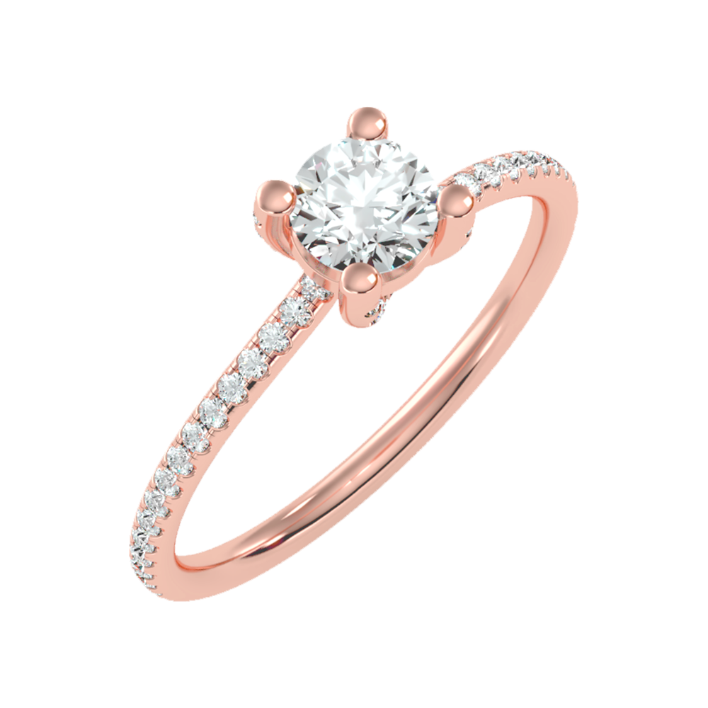 Lordly Solitaire Ring - Five
