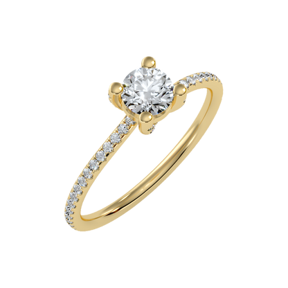 Lordly Solitaire Ring - Nine