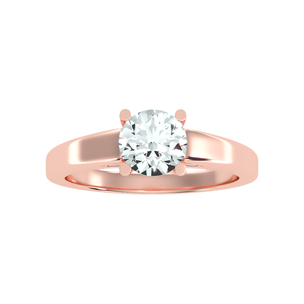 Love Solitaire Ring In 925 Sterling Silver - Eleven