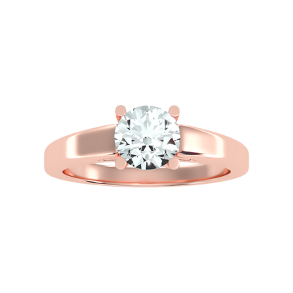 Love Solitaire Ring In 925 Sterling Silver - Eleven