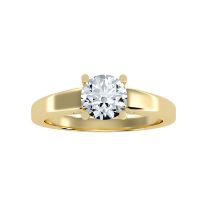 Love Solitaire Ring - Three