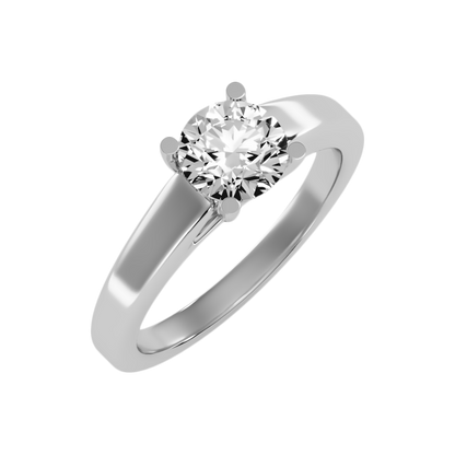 Love Solitaire Ring - Five