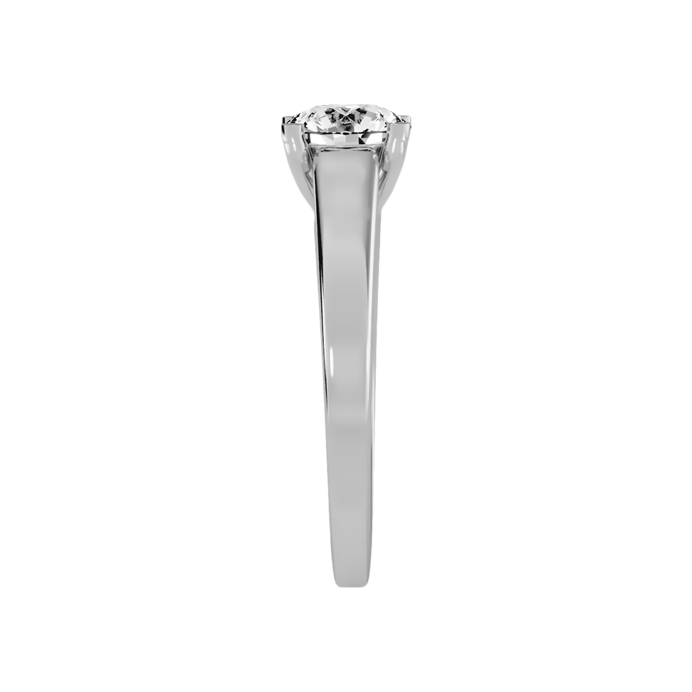 Love Solitaire Ring In 925 Sterling Silver - Seven
