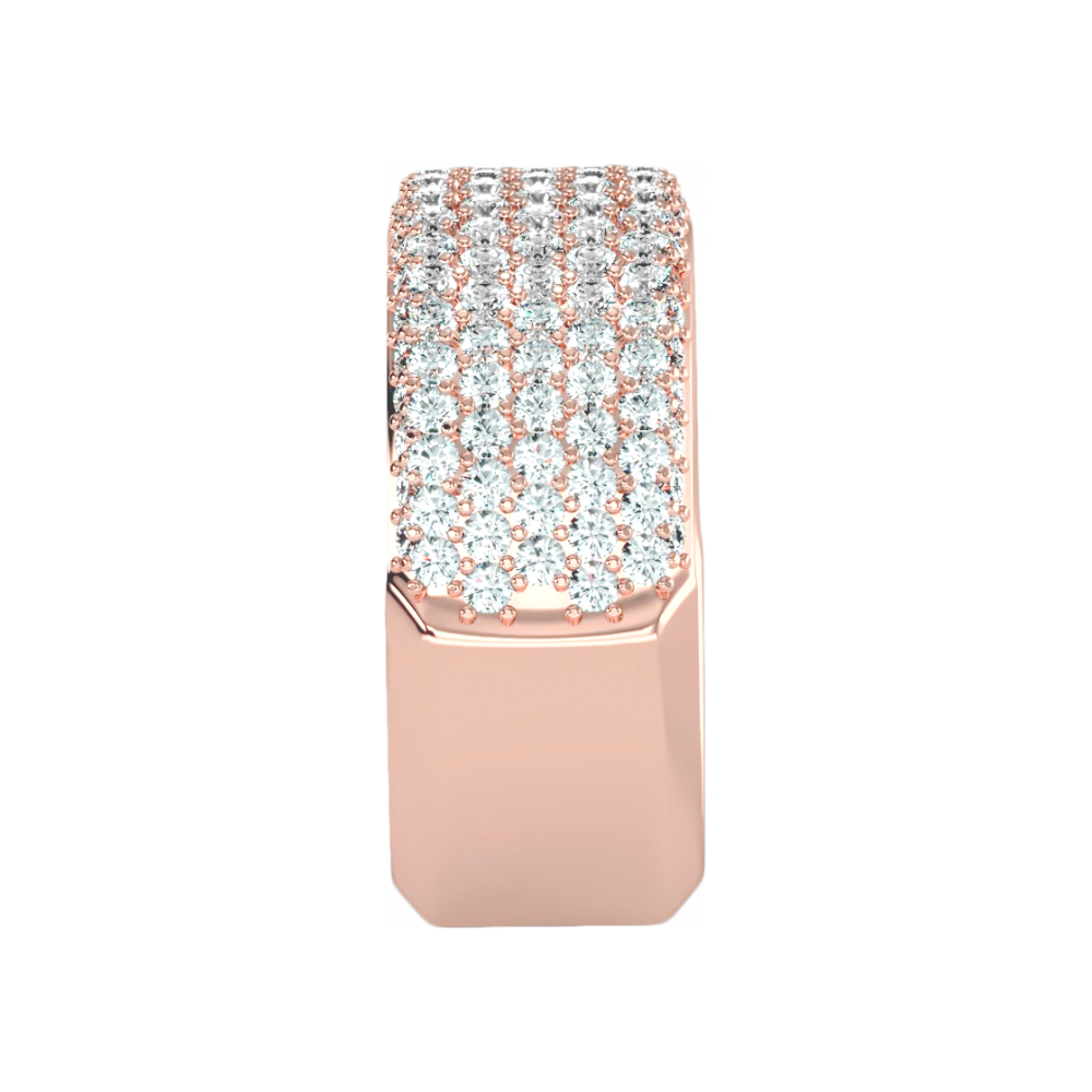 Loving Half Eternity Ring In 925 Sterling Silver - Eleven