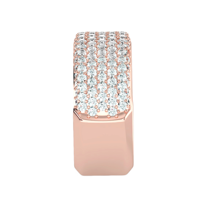 Loving Half Eternity Ring In 925 Sterling Silver - Eleven