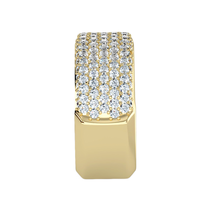 Loving Half Eternity Ring In 925 Sterling Silver - Seven