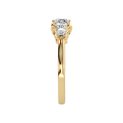 Lucent Tri Stone Ring - Eleven