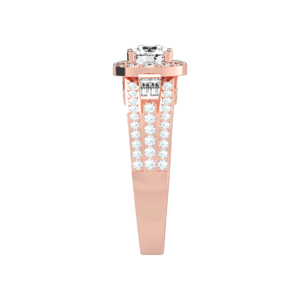 Lucrezia Diamond Halo Ring - Eleven