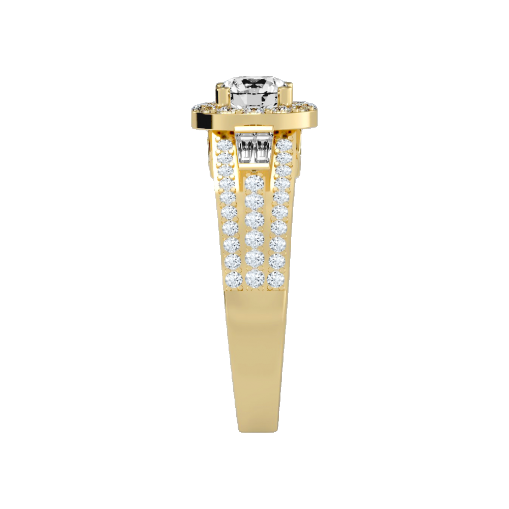 Lucrezia Diamond Halo Ring - Seven