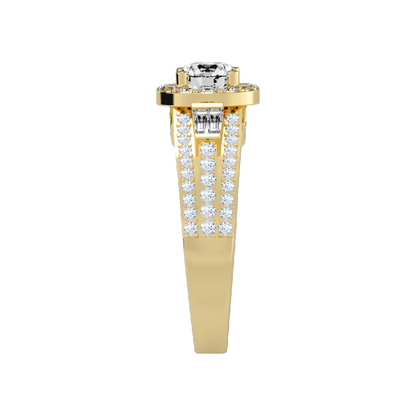 Lucrezia Diamond Halo Ring - Seven