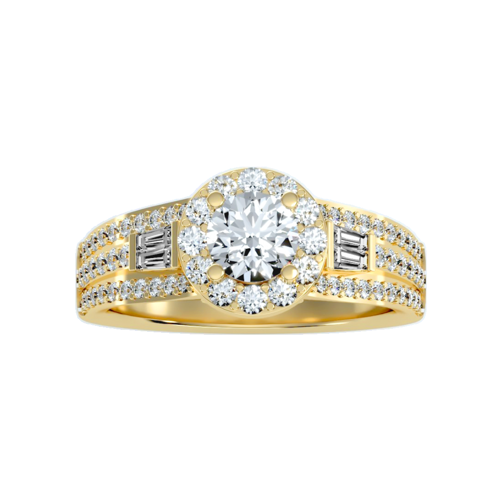 Lucrezia Diamond Halo Ring - Eight