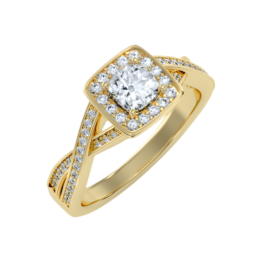 Luke Solitaire Ring - Nine
