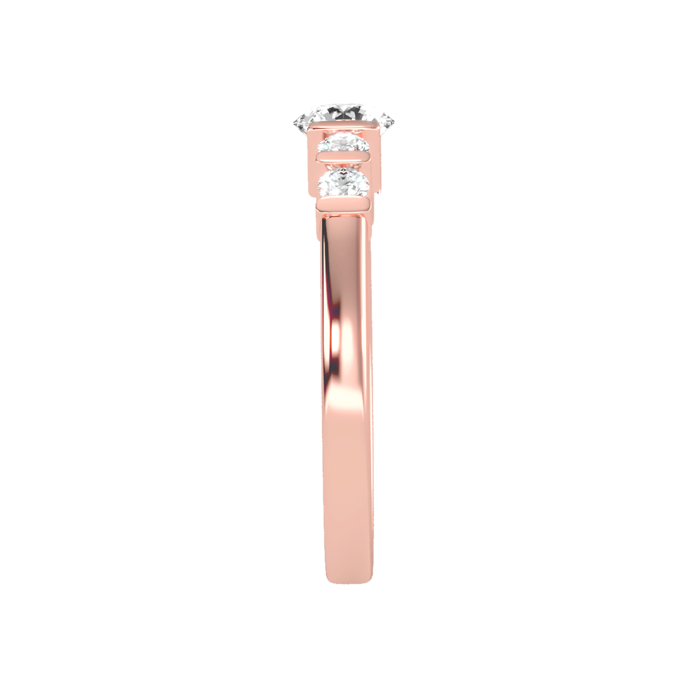 Luminously Solitaire Ring In 925 Sterling Silver - Twelve