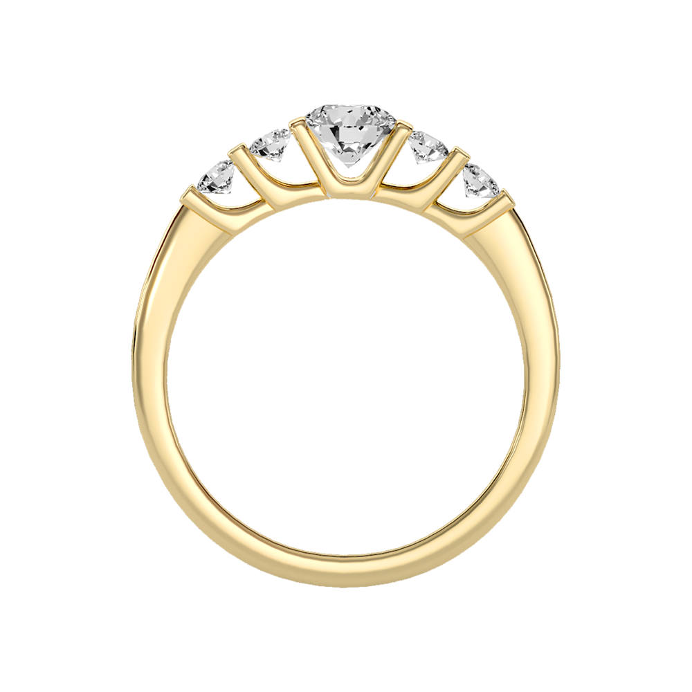 Luminously Solitaire Ring In 925 Sterling Silver - Three