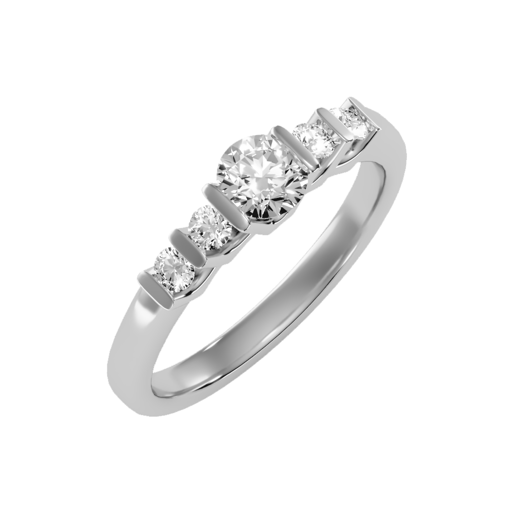 Luminously Solitaire Ring - Five