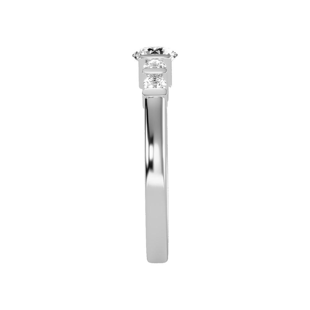 Luminously Solitaire Ring In 925 Sterling Silver - Seven