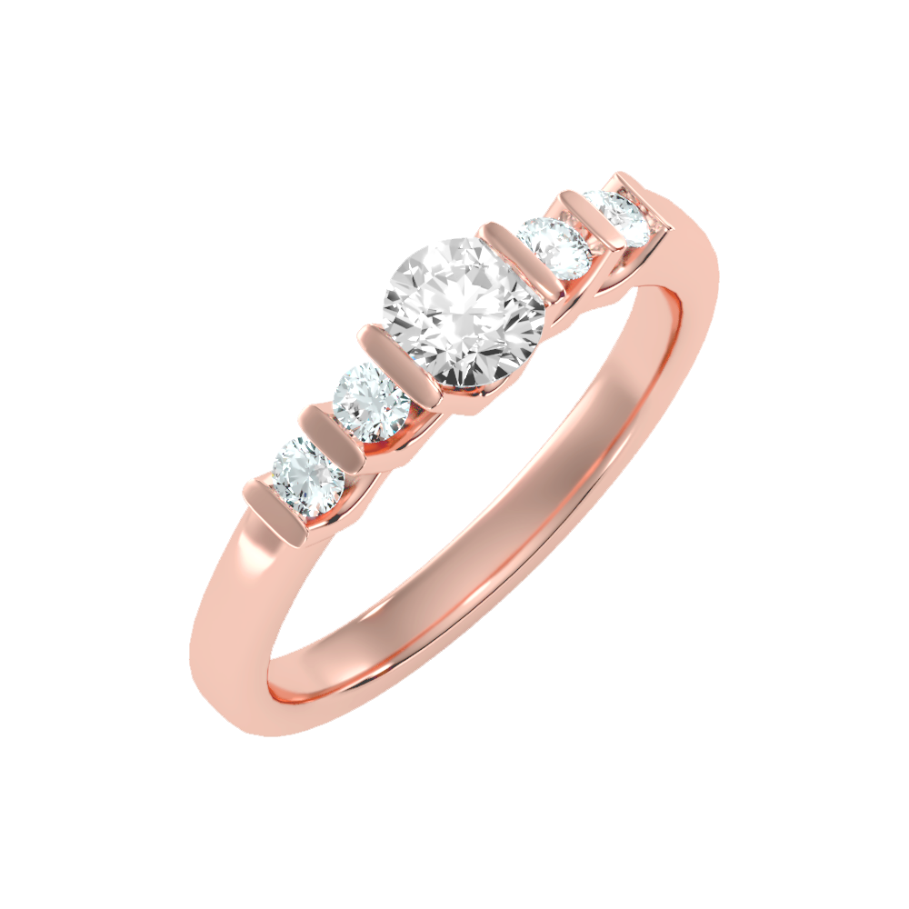 Luminously Solitaire Ring In 925 Sterling Silver - Nine