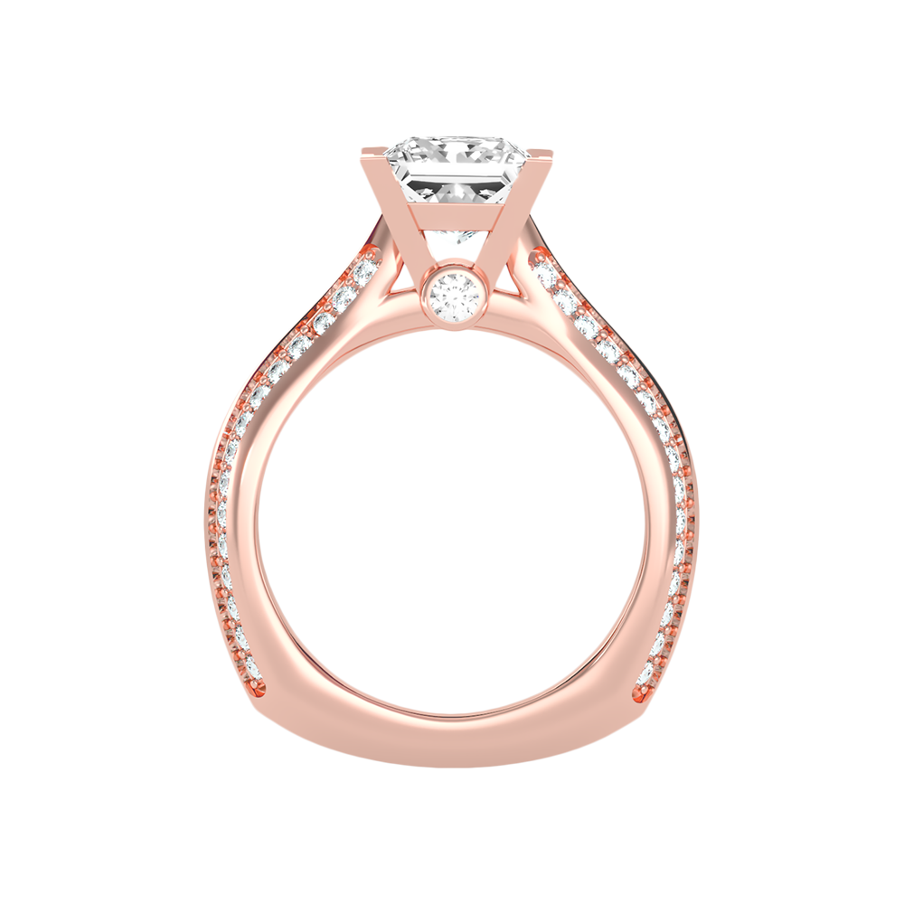 Luscious Solitaire Ring In 925 Sterling Silver - Ten