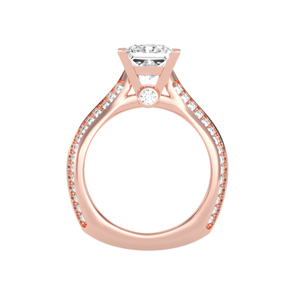 Luscious Solitaire Ring In 925 Sterling Silver - Ten