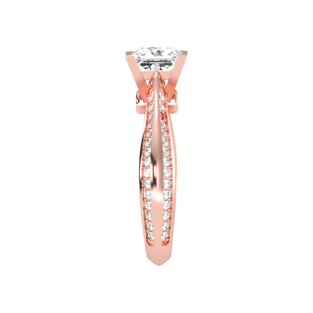 Luscious Solitaire Ring In 925 Sterling Silver - Twelve