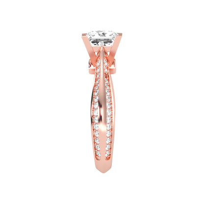 Luscious Solitaire Ring In 925 Sterling Silver - Twelve