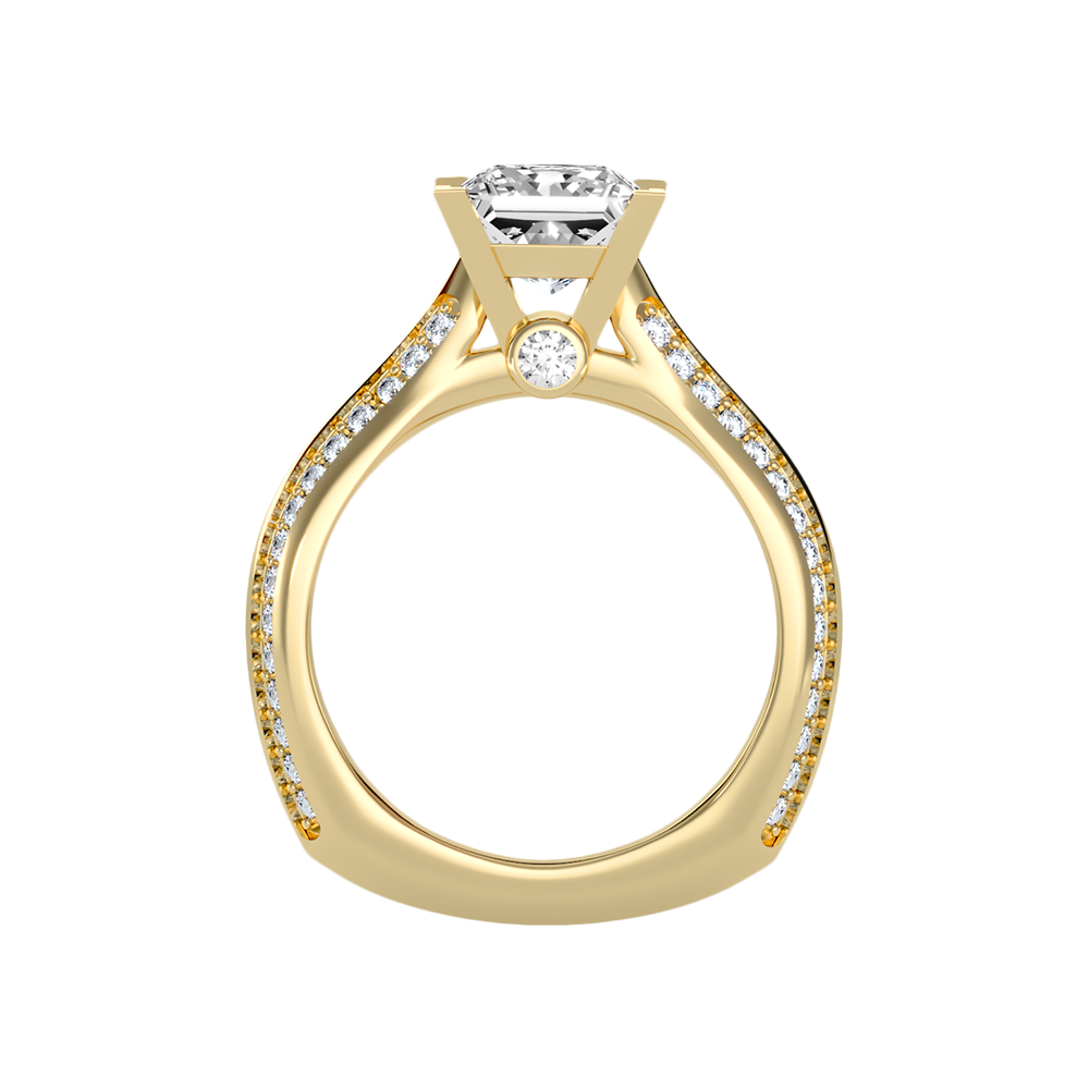 Luscious Solitaire Ring In 925 Sterling Silver - Two