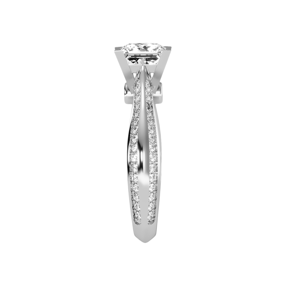 Luscious Solitaire Ring In 925 Sterling Silver - Seven