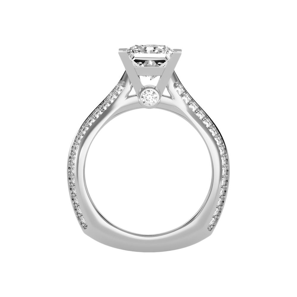 Luscious Solitaire Ring In 925 Sterling Silver - Eight