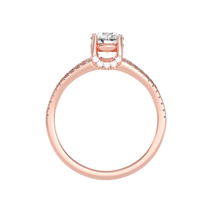 Lush Diamond Ring In 925 Sterling Silver - Four