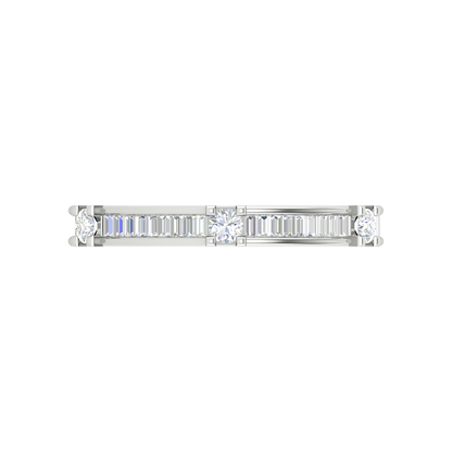 Lush Radiant Ring In 925 Sterling Silver - Six