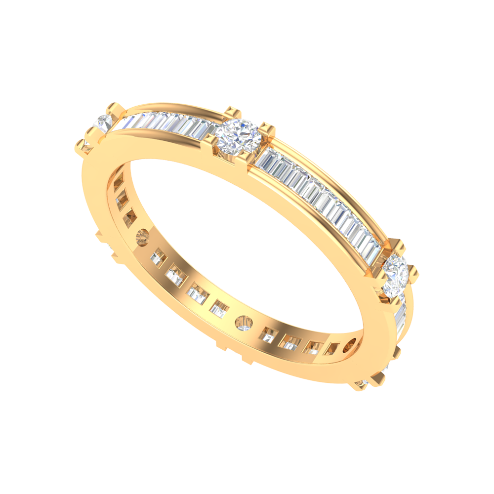 Lush Radiant Ring In 925 Sterling Silver - Nine