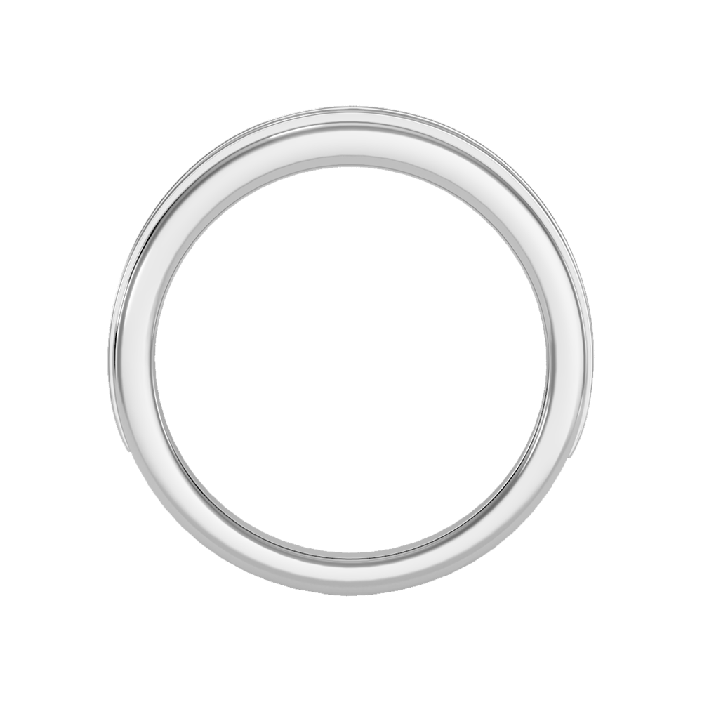 Lusterous Men's Broad Band Ring - Two