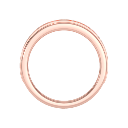 Lusterous Men's Broad Band Ring - Eight