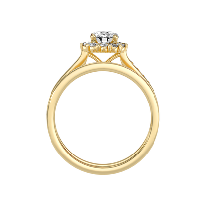 Lustrous Bridal Ring Set - Twelve