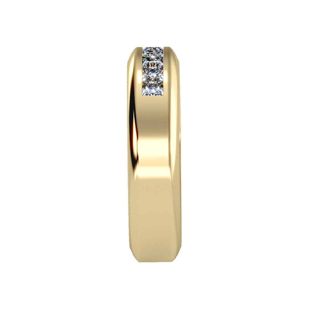 Lustrous Men's Band In 925 Sterling Silver - Eleven