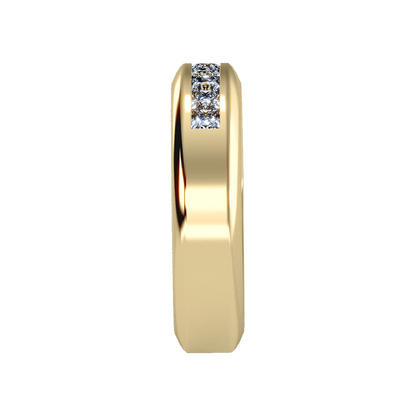 Lustrous Men's Band In 925 Sterling Silver - Eleven