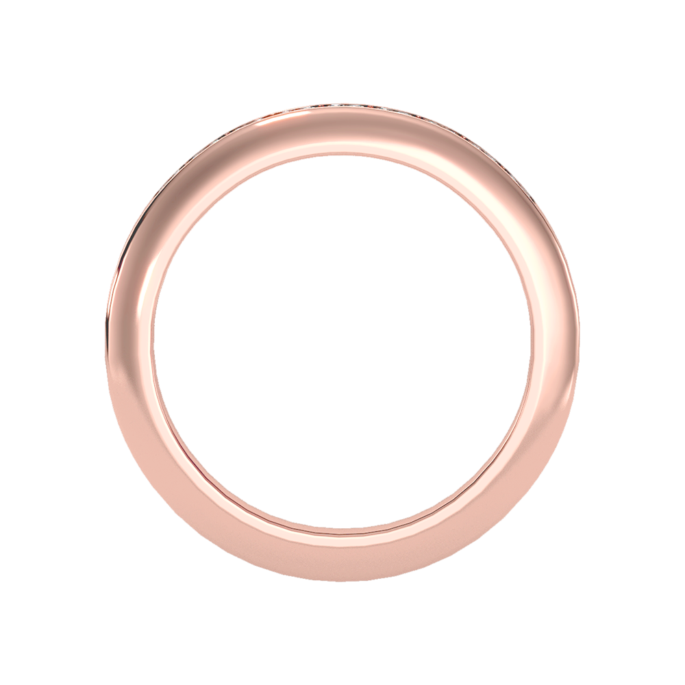 Lustrous Men's Band In 925 Sterling Silver - Eight