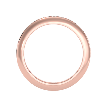 Lustrous Men's Band In 925 Sterling Silver - Eight