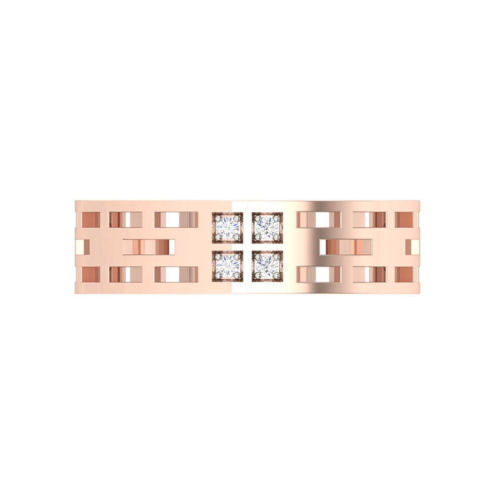 Luxe Pink Cluster Ring - Two