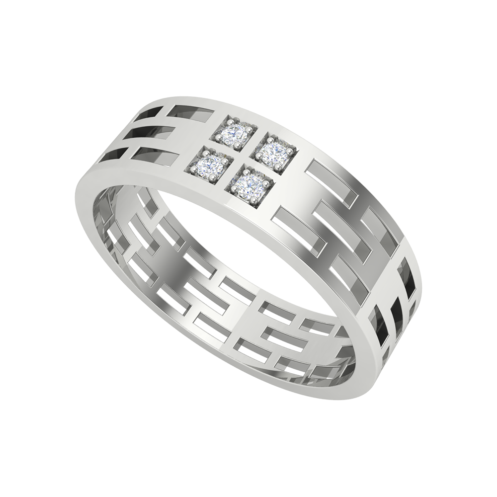Luxe Pink Cluster Ring In 925 Sterling Silver - Five