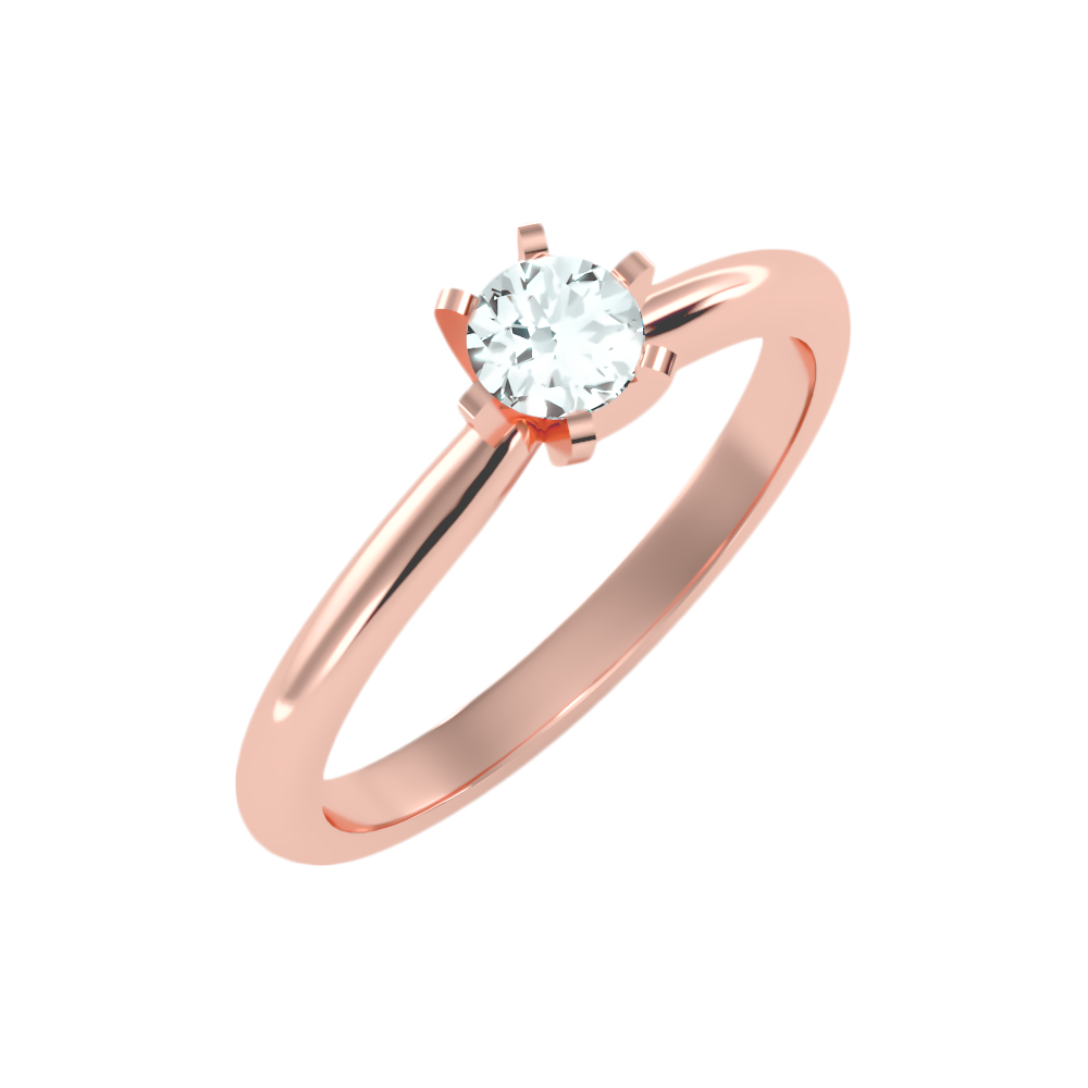 Luxuriant Solitaire Ring - One