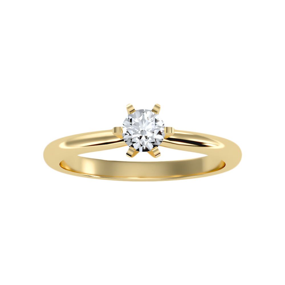 Luxuriant Solitaire Ring - Ten
