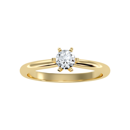 Luxuriant Solitaire Ring - Ten